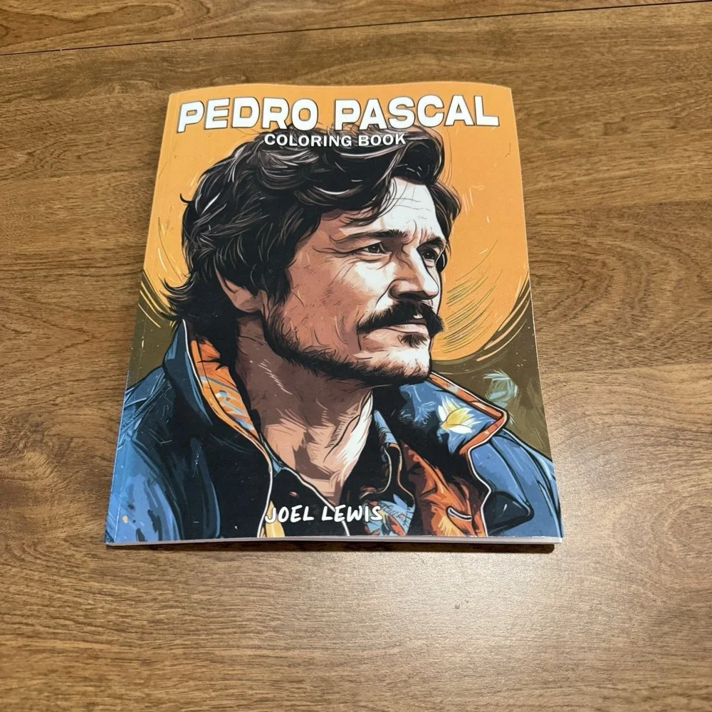 Pedro Pascal Coloring Book for Adults The Life Inspired Joel Lewis NEW Paperback